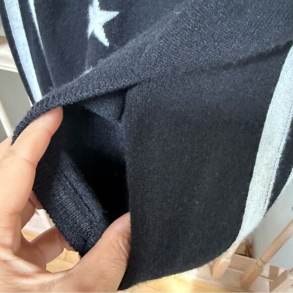 PRVLDG Threads of Privilege Full Zip Cashmere Star Print Cardigan Jacket XL - Picture 2 of 15